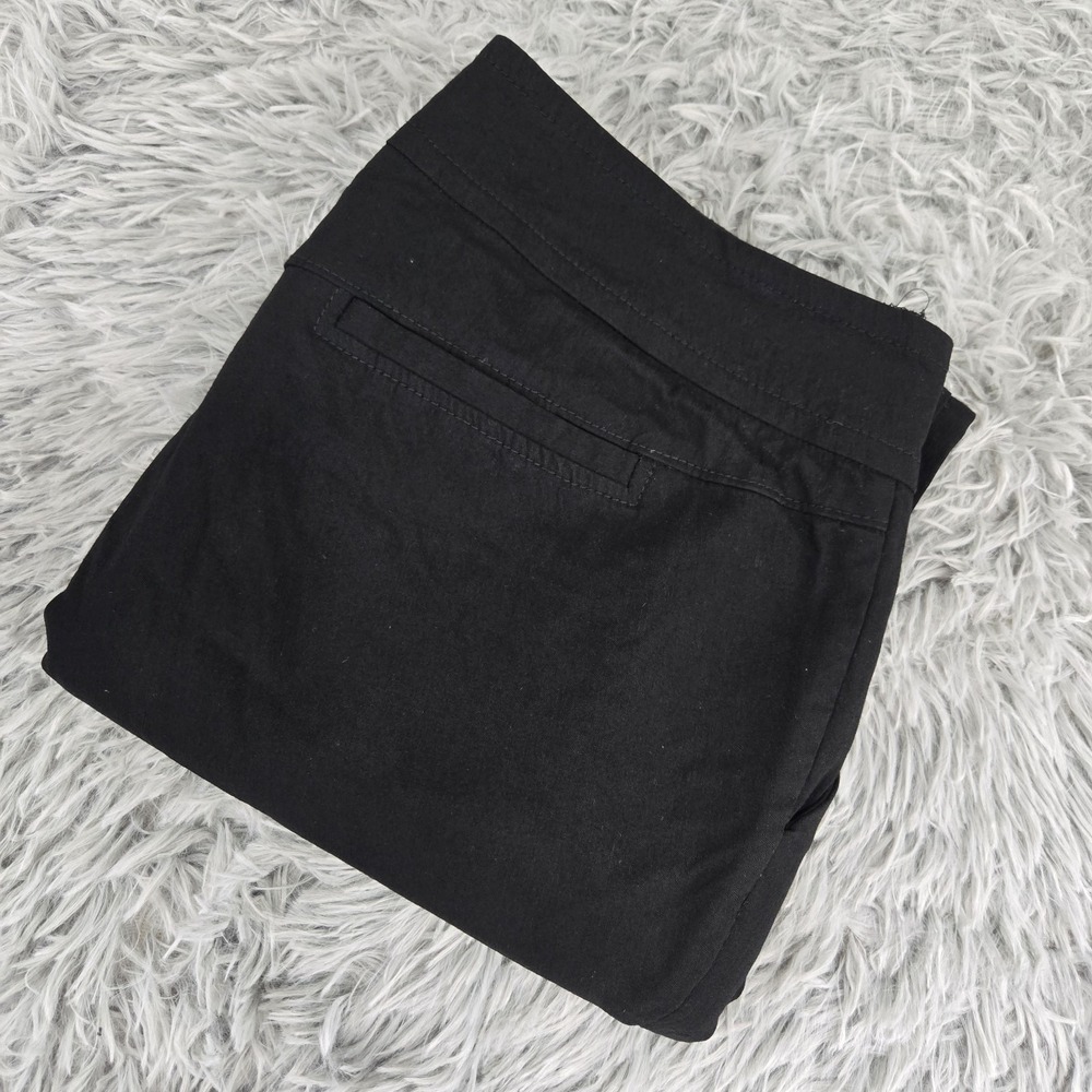 Torrid 10203887‎ Womens 12 Black Stretch Slash Pocket Casual Flat Front Pants
